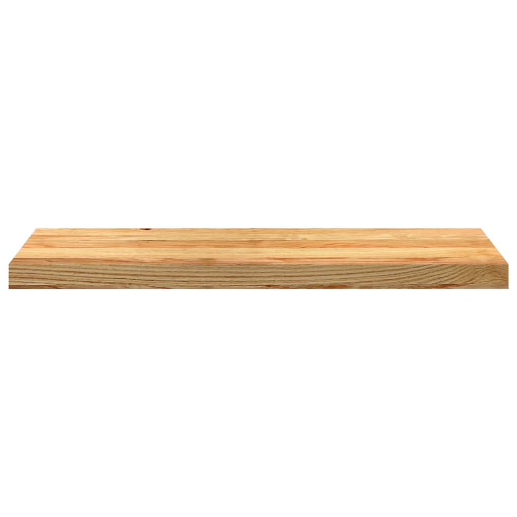 Prozorske klupice 2 kom svijetlosmeđe 80x30x2 cm masivne hrast