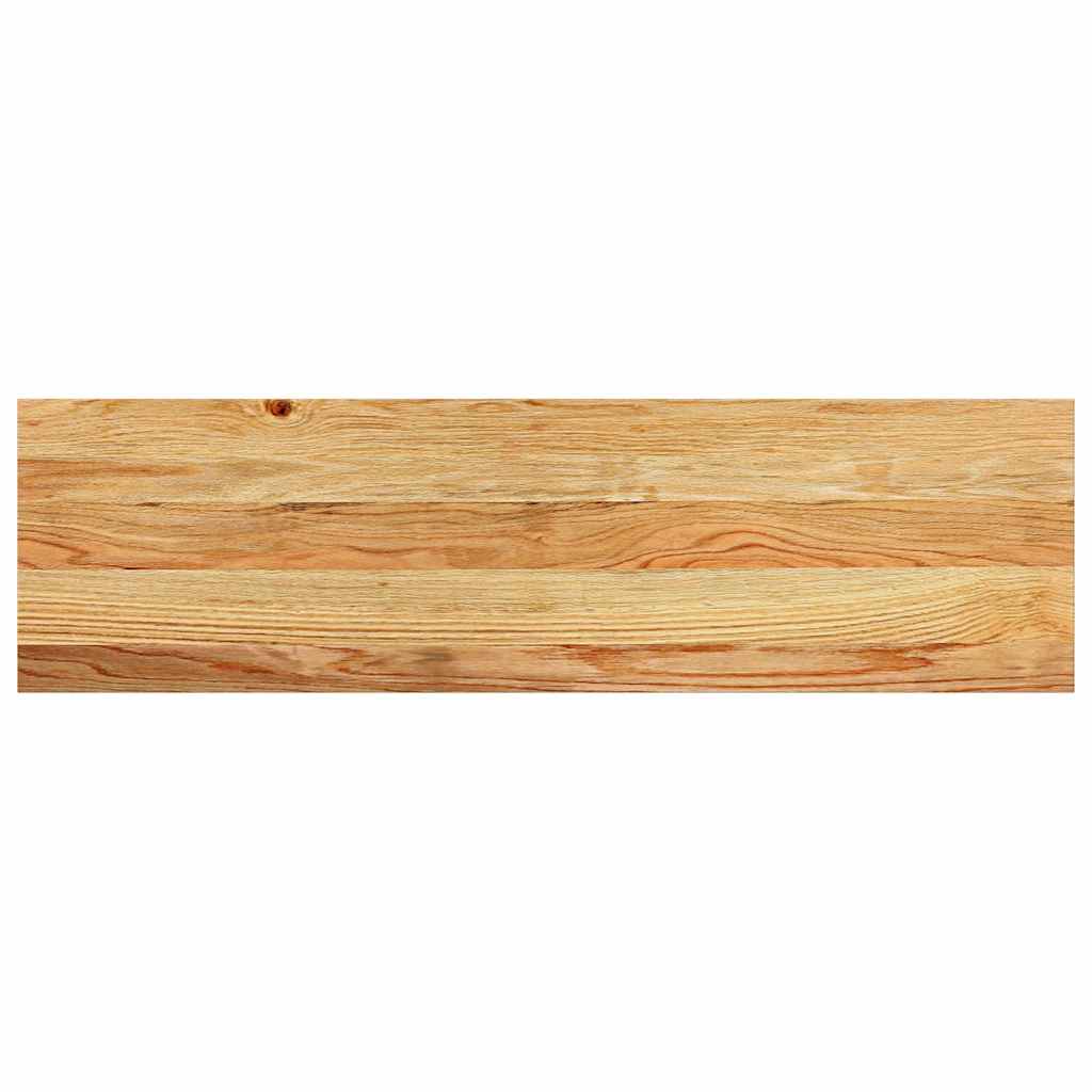 Prozorske klupice 2 kom svijetlosmeđe 90x30x2 cm masivne hrast