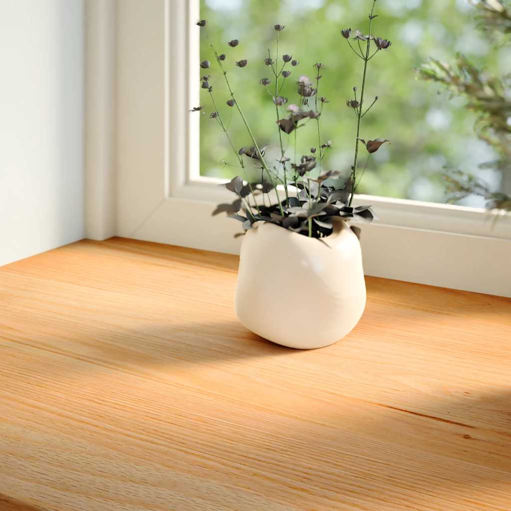 Prozorske klupice 2 kom svijetlosmeđe 110x30x2 cm masivne hrast