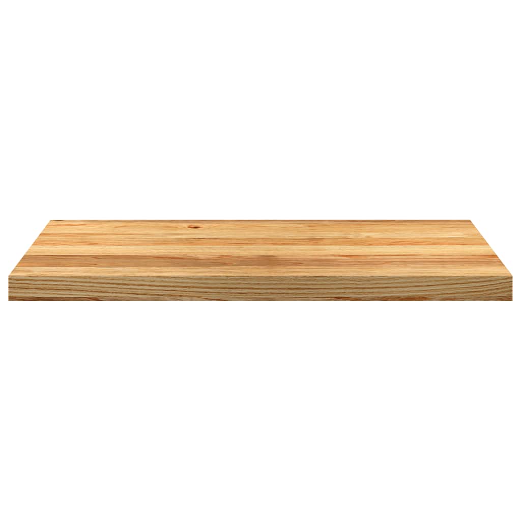 Prozorske klupice 2 kom svijetlosmeđe 80x40x2 cm masivne hrast
