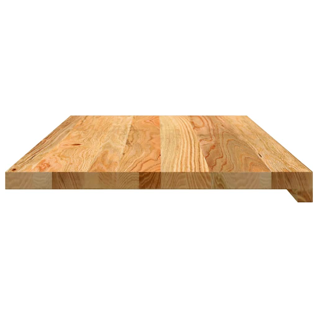 Prozorske klupice 2 kom svijetlosmeđe 80x40x2 cm masivne hrast