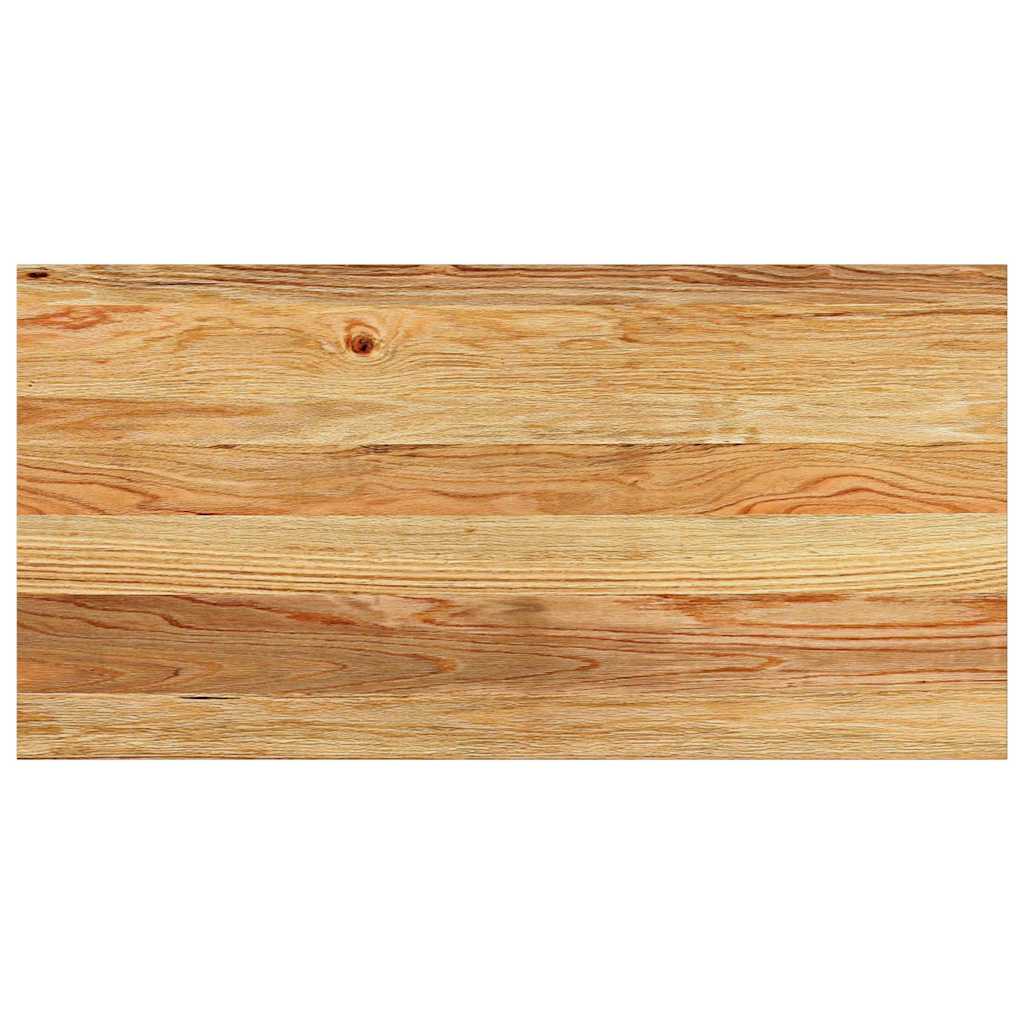 Prozorske klupice 2 kom svijetlosmeđe 80x40x2 cm masivne hrast