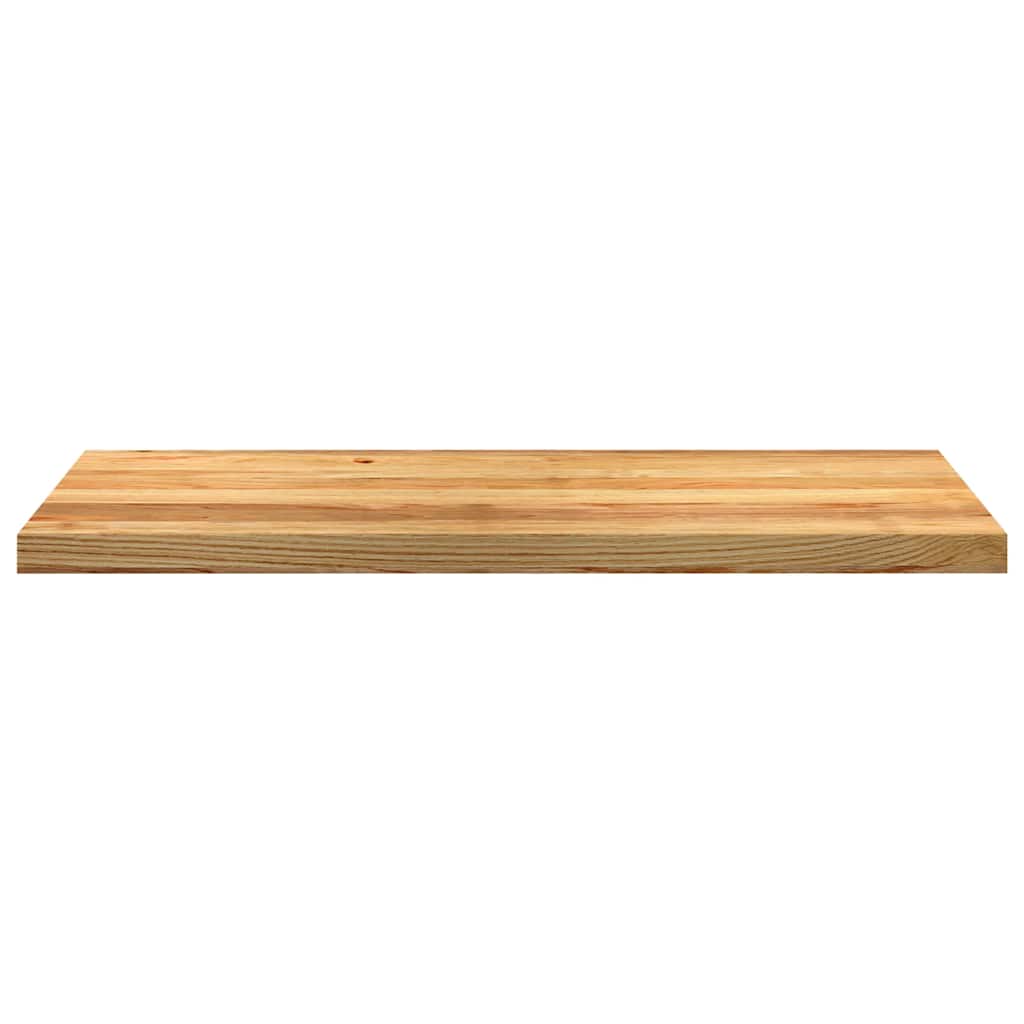 Prozorske klupice 2 kom svijetlosmeđe 100x40x2 cm masivne hrast