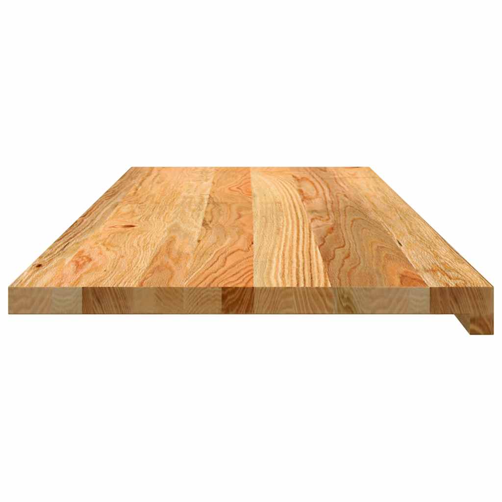 Prozorske klupice 2 kom svijetlosmeđe 110x40x2 cm masivne hrast