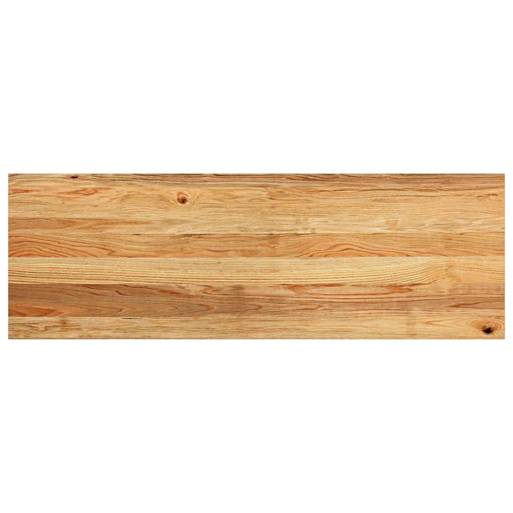 Prozorske klupice 2 kom svijetlosmeđe 120x40x2 cm masivne hrast