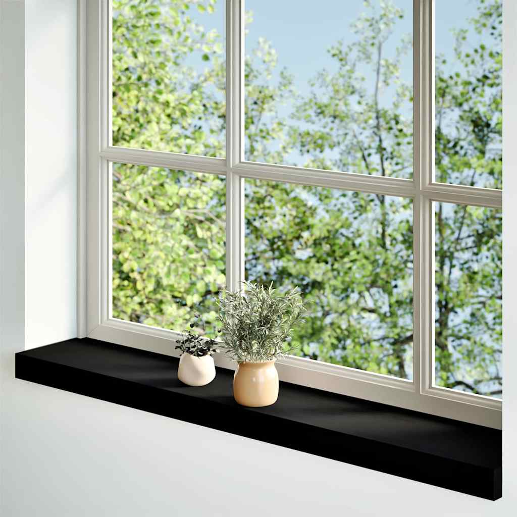 Prozorske klupice 2 kom tamnosmeđe 70x15x2 cm masivne hrast