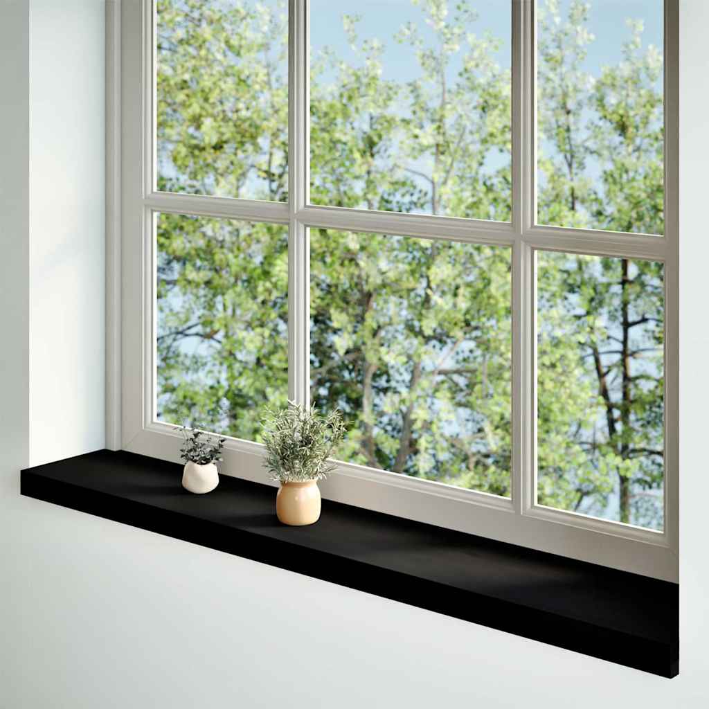 Prozorske klupice 2 kom tamnosmeđe 120x20x2 cm masivne hrast