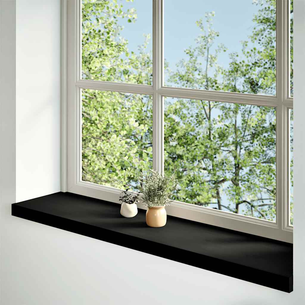Prozorske klupice 2 kom tamnosmeđe 120x25x2 cm masivne hrast