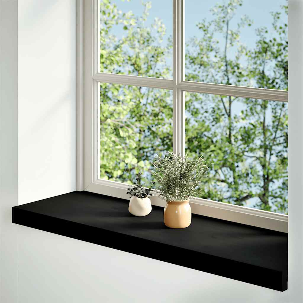 Prozorske klupice 2 kom tamnosmeđe 70x30x2 cm masivne hrast