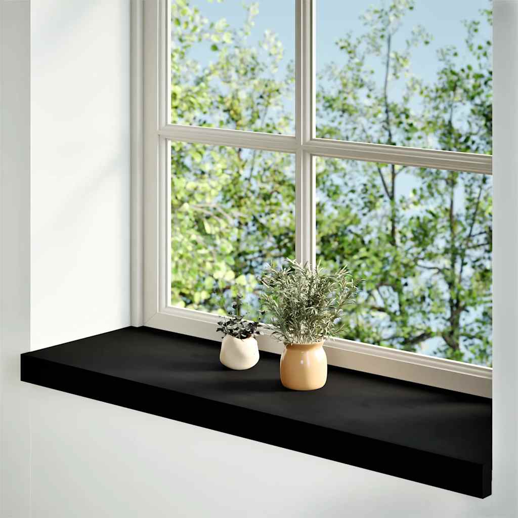 Prozorske klupice 2 kom tamnosmeđe 80x30x2 cm masivne hrast