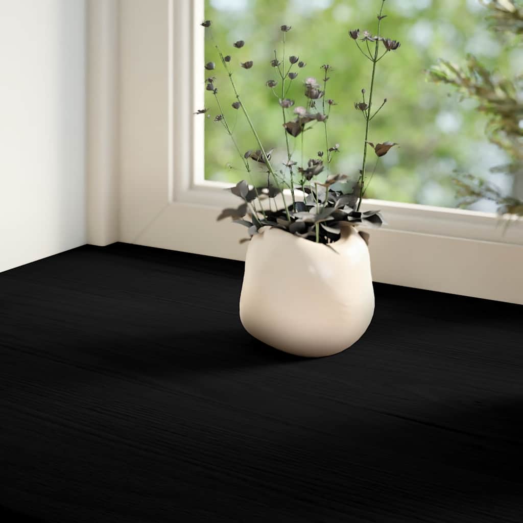 Prozorske klupice 2 kom tamnosmeđe 80x30x2 cm masivne hrast