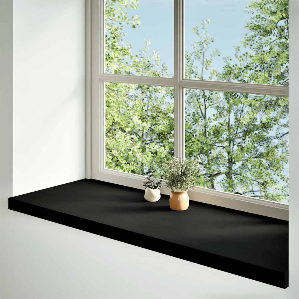 Prozorske klupice 2 kom tamnosmeđe 110x40x2 cm masivne hrast