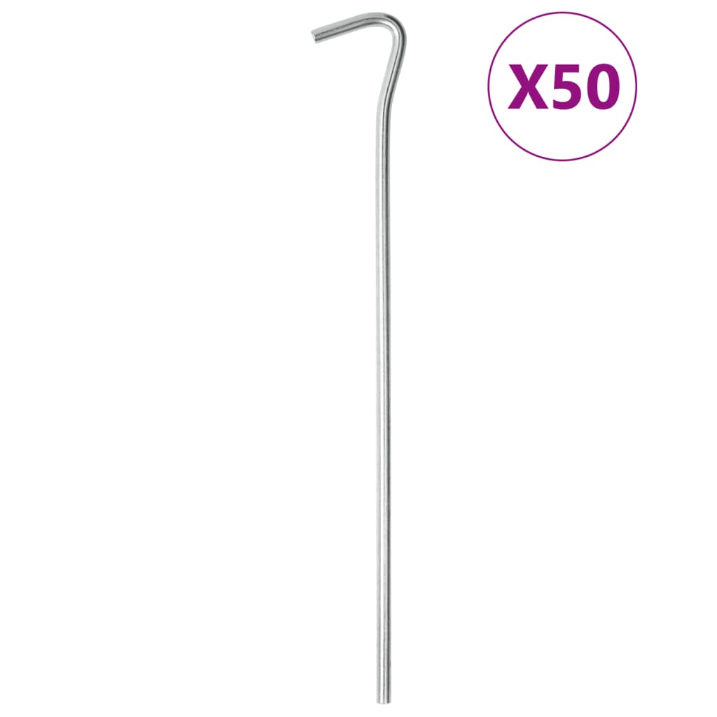 Klinovi za šator 50 kom 23 cm Ø 5 mm od pocinčanog čelika