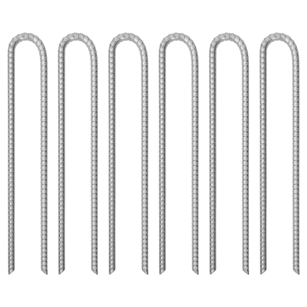 Klinovi za šator U-oblika 12 kom 41,5 cm Ø12 mm pocinčani čelik