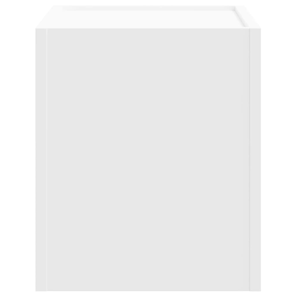 Zidni noćni ormarići 2 kom bijeli 45 x 30 x 35 cm