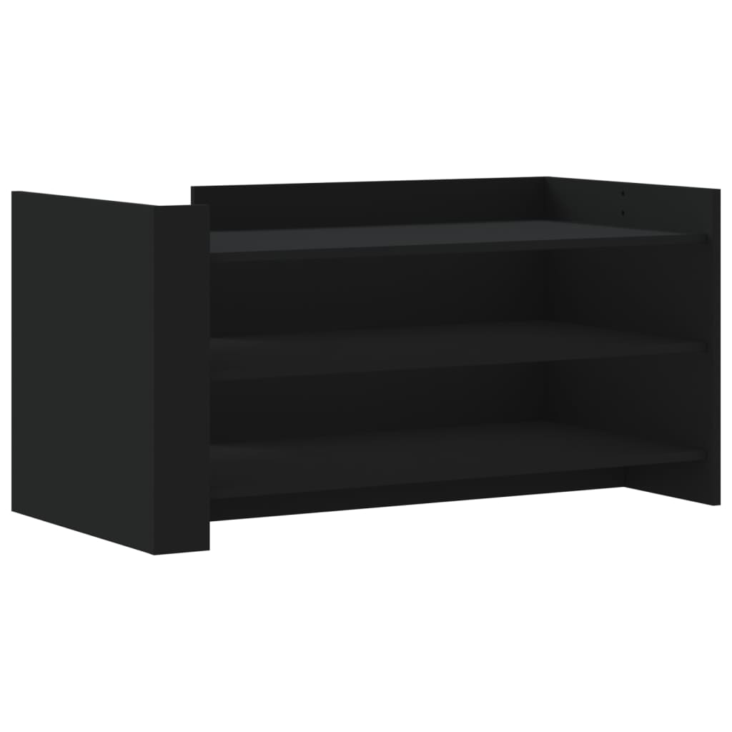 Stolić za kavu crni 100 x 50 x 50 cm od konstruiranog drva