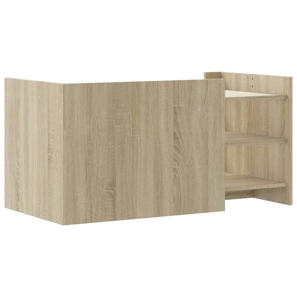 Stolić za kavu boja hrasta sonome 100 x 50 x 50 cm od drva