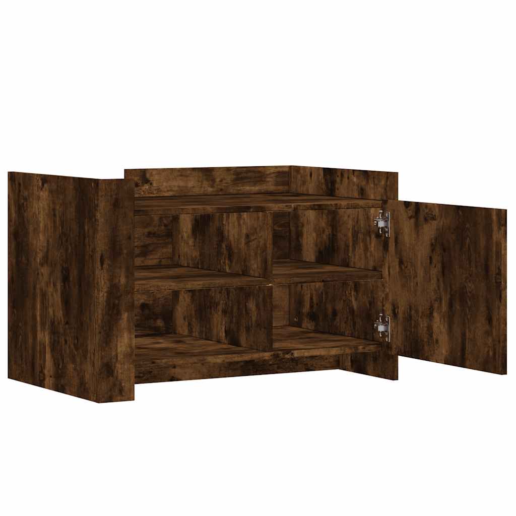 Stolić za kavu boja hrasta 80 x 50 x 50 cm konstruirano drvo