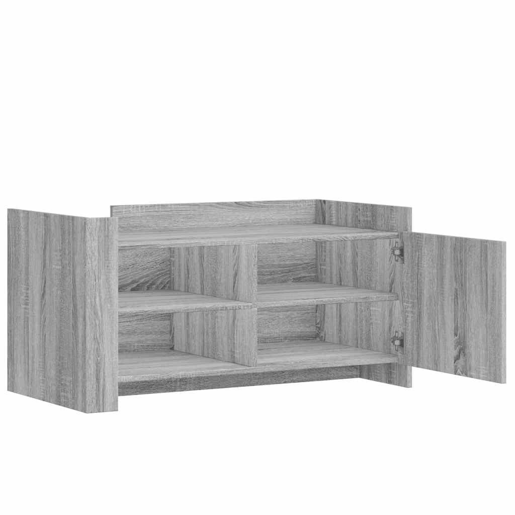 Stolić za kavu siva boja hrasta 100x50x50 cm od drva