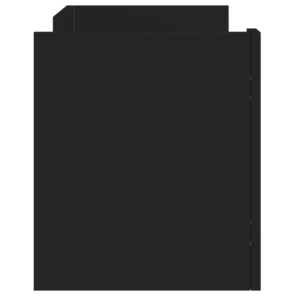 TV ormarić crni 80 x 35 x 40 cm od konstruiranog drva