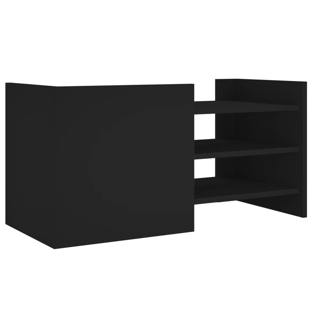 TV ormarić crni 80 x 35 x 40 cm od konstruiranog drva