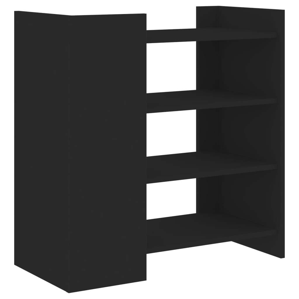 Komoda crna 73,5x35x75 cm od konstruiranog drva