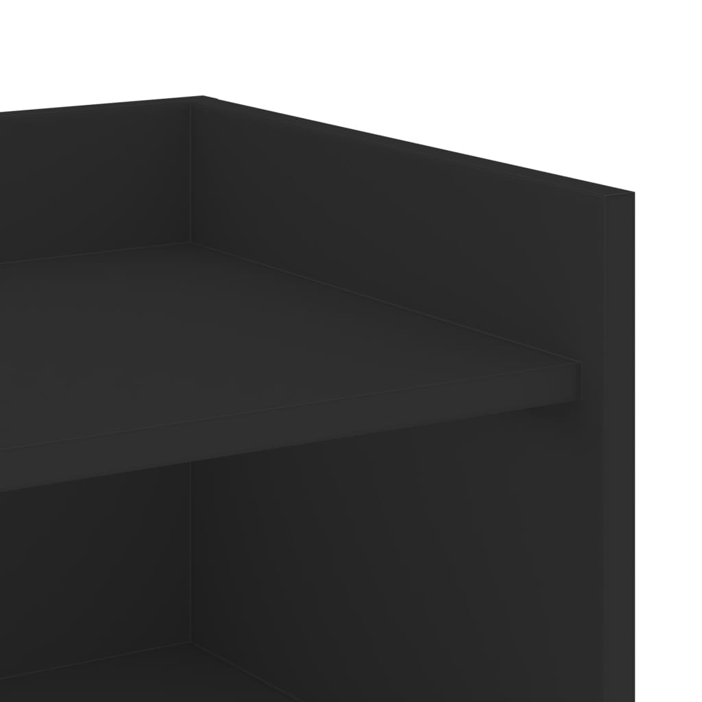 Komoda crna 73,5x35x75 cm od konstruiranog drva