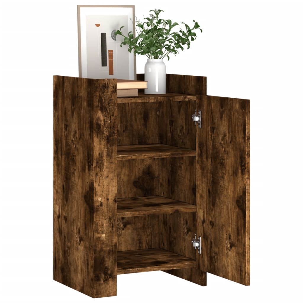 Komoda boja dimljenog hrasta 45x35x75 cm konstruirano drvo