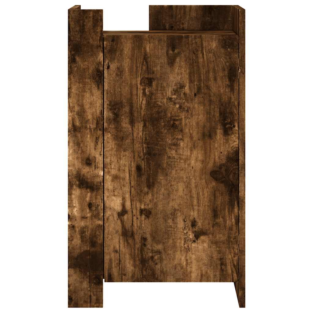 Komoda boja dimljenog hrasta 45x35x75 cm konstruirano drvo