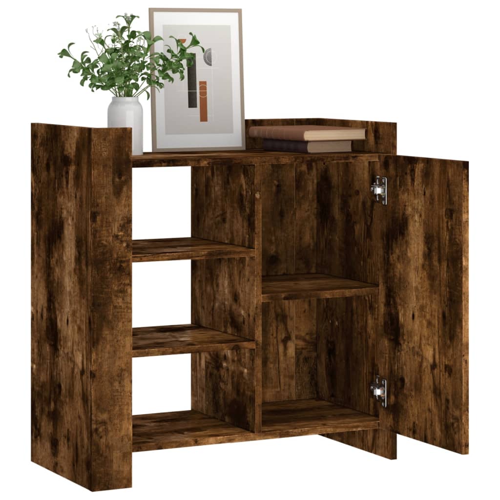 Komoda boja dimljenog hrasta 73,5x35x75 cm konstruirano drvo