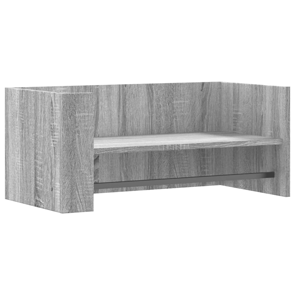 Zidna polica boja hrasta 70,5 x 35 x 30,5 cm konstruirano drvo