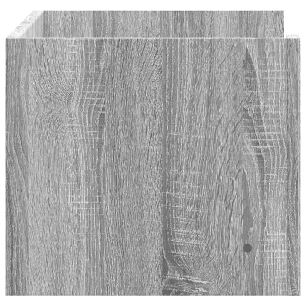 Zidna polica boja hrasta 70,5 x 35 x 30,5 cm konstruirano drvo
