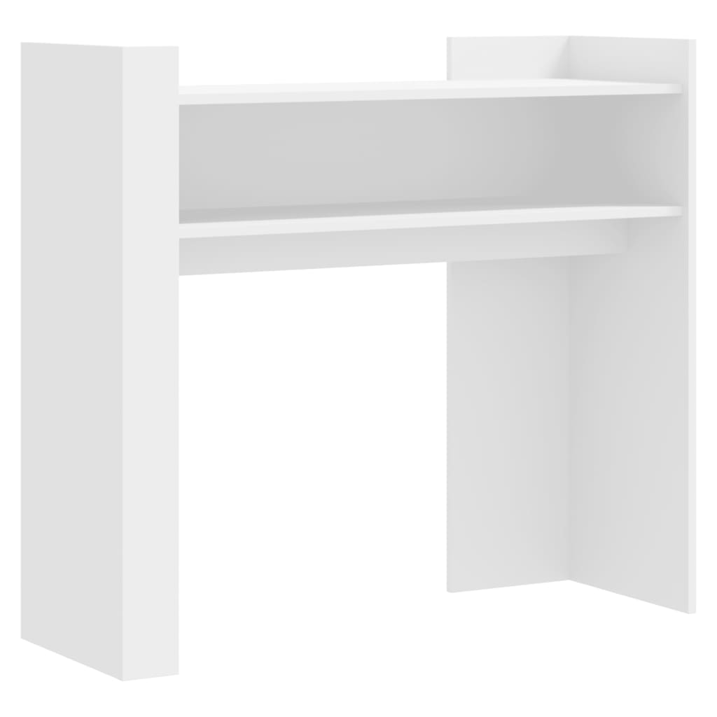Konzolni stol bijeli 100 x 35 x 90 cm od konstruiranog drva