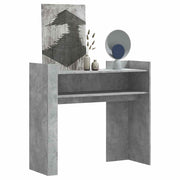 Konzolni stol siva boja betona 100x35x90 cm konstruirano drvo
