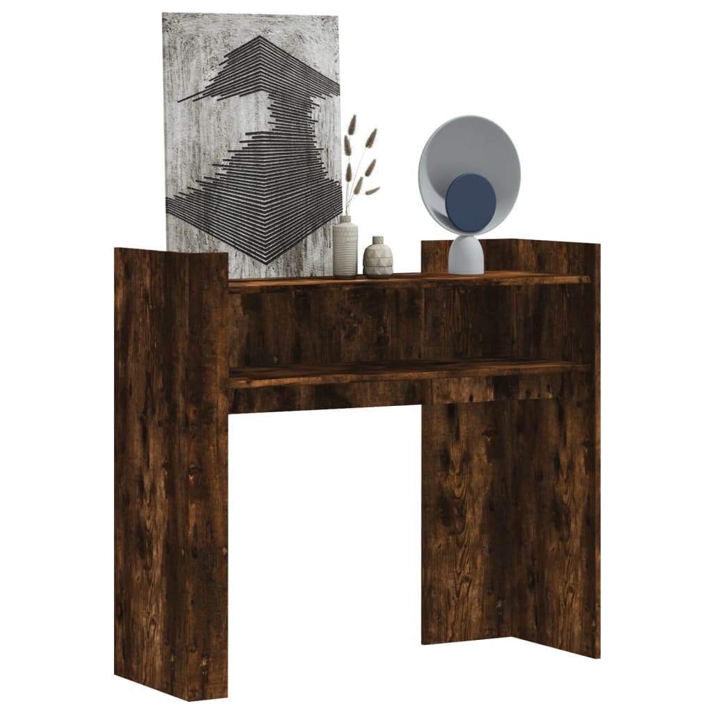 Konzolni stol boja hrasta 100x35x90 cm konstruirano drvo