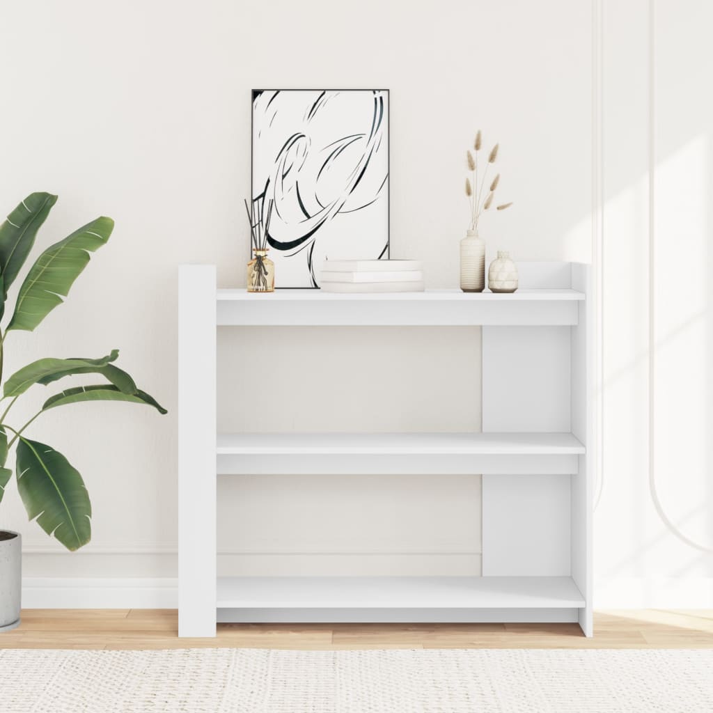 Konzolni stol bijeli 100 x 35 x 90 cm od konstruiranog drva