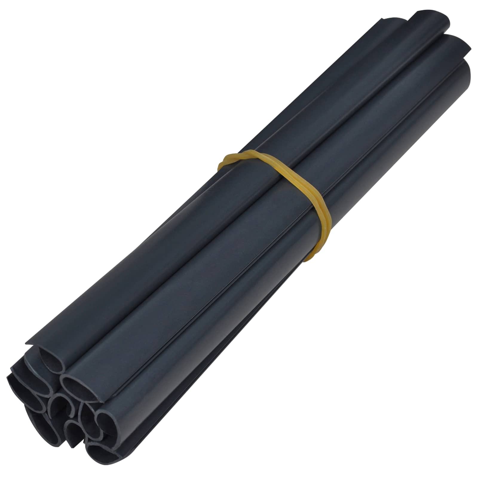 Ograde za privatnost u vrtu 2 pcs Tamno siva 35 x 0,19 m PVC