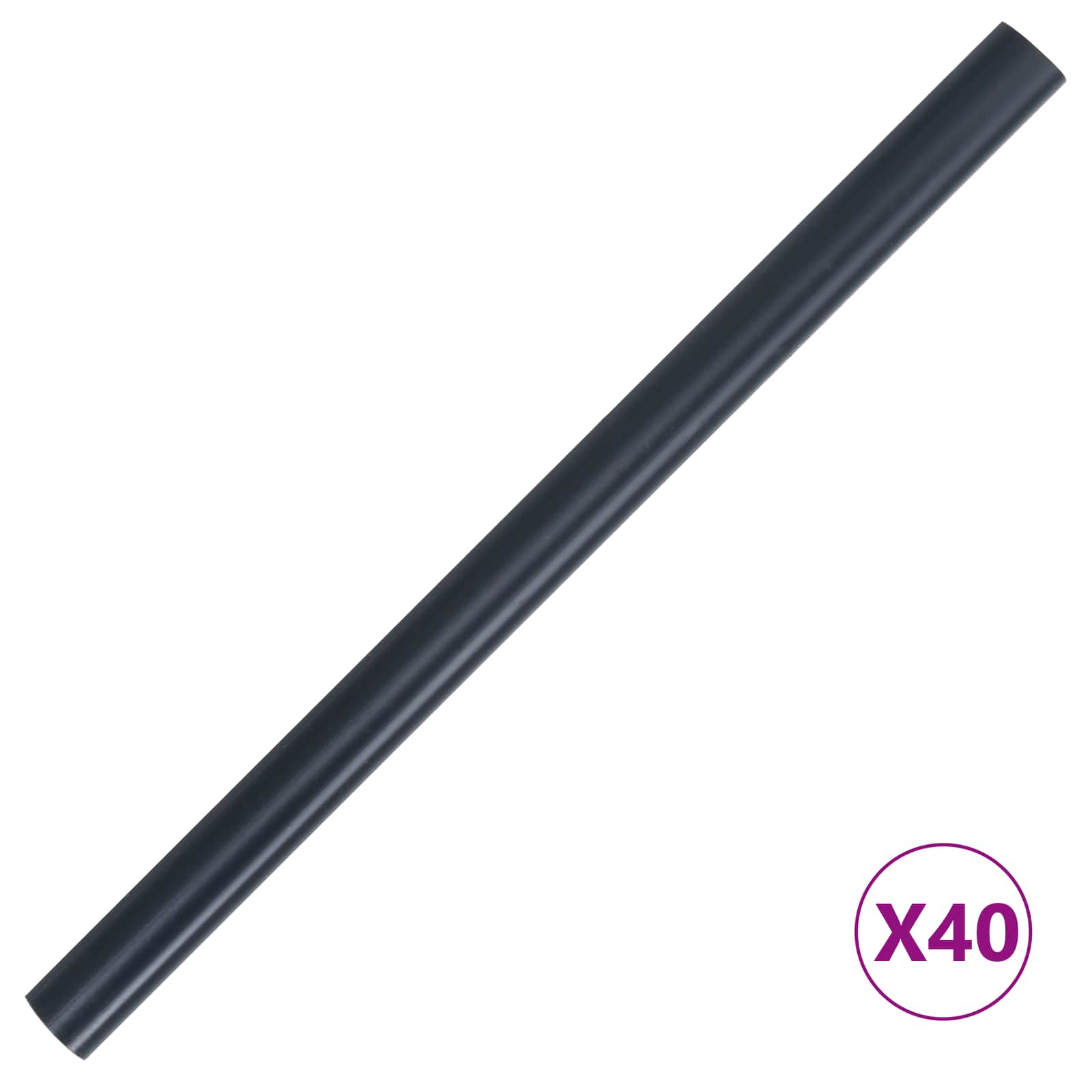 Ograde za privatnost u vrtu 2 pcs Tamno siva 35 x 0,19 m PVC