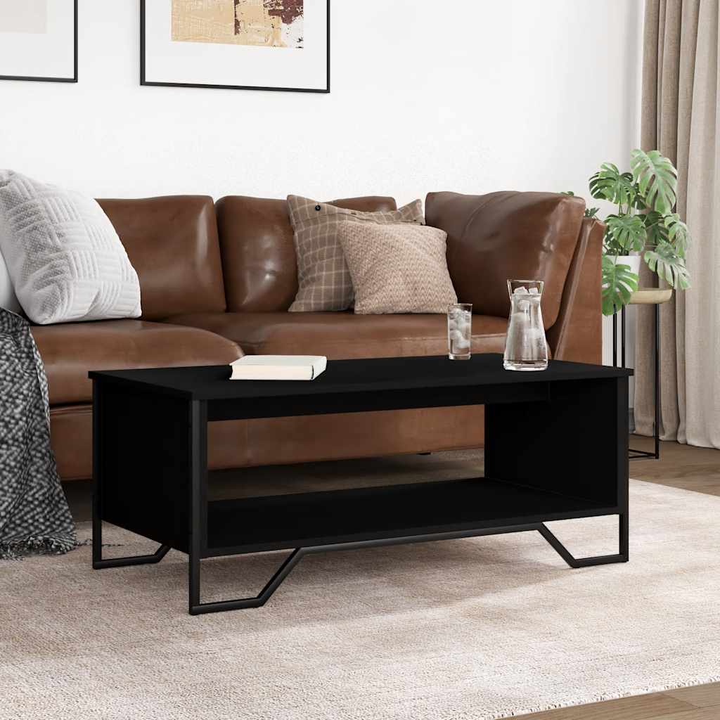 Stolić za kavu boja hrasta 75x51x40 cm konstruirano drvo