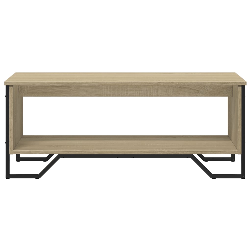 Stolić za kavu boja hrasta 100 x 51 x 40 cm konstruirano drvo