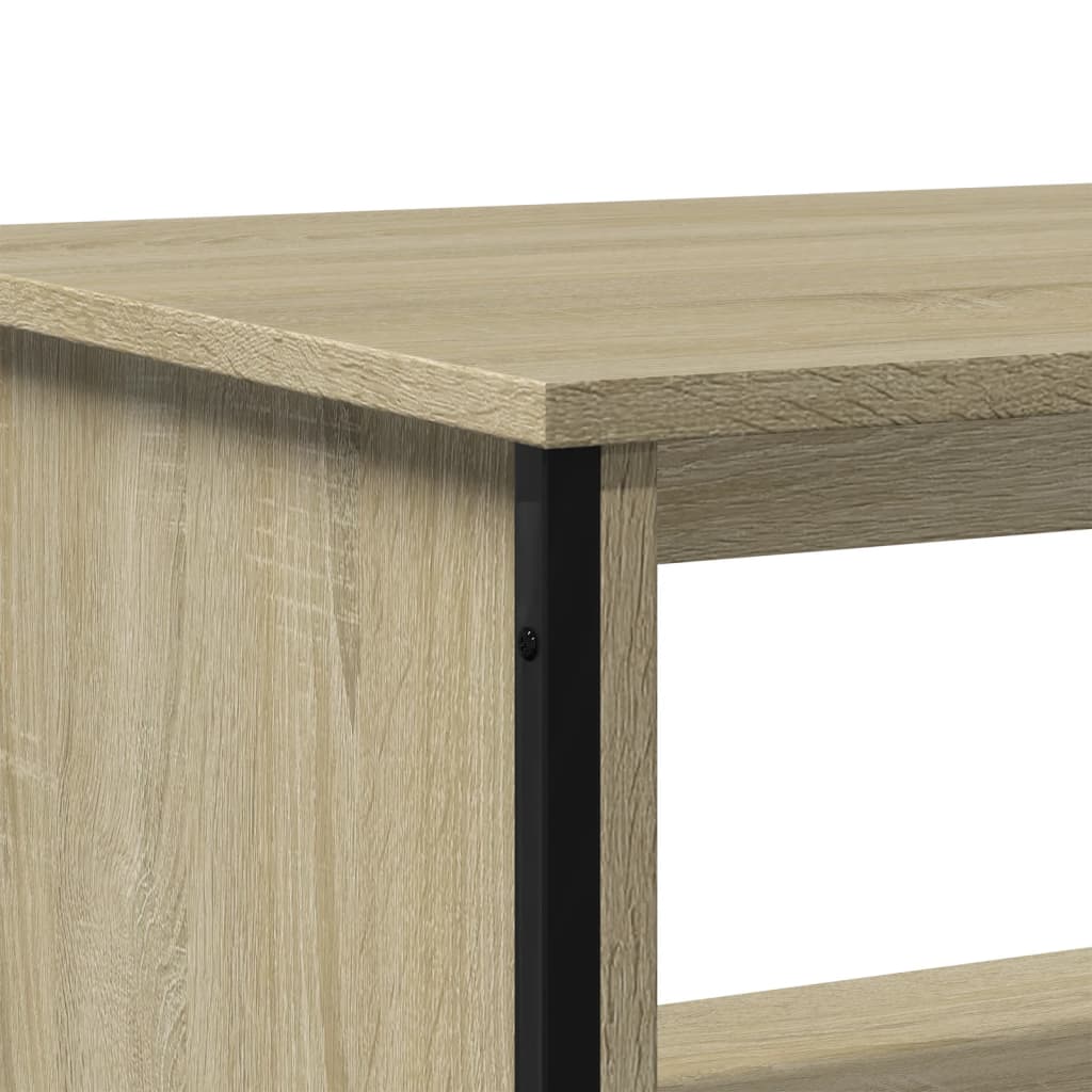 Stolić za kavu boja hrasta 100 x 51 x 40 cm konstruirano drvo
