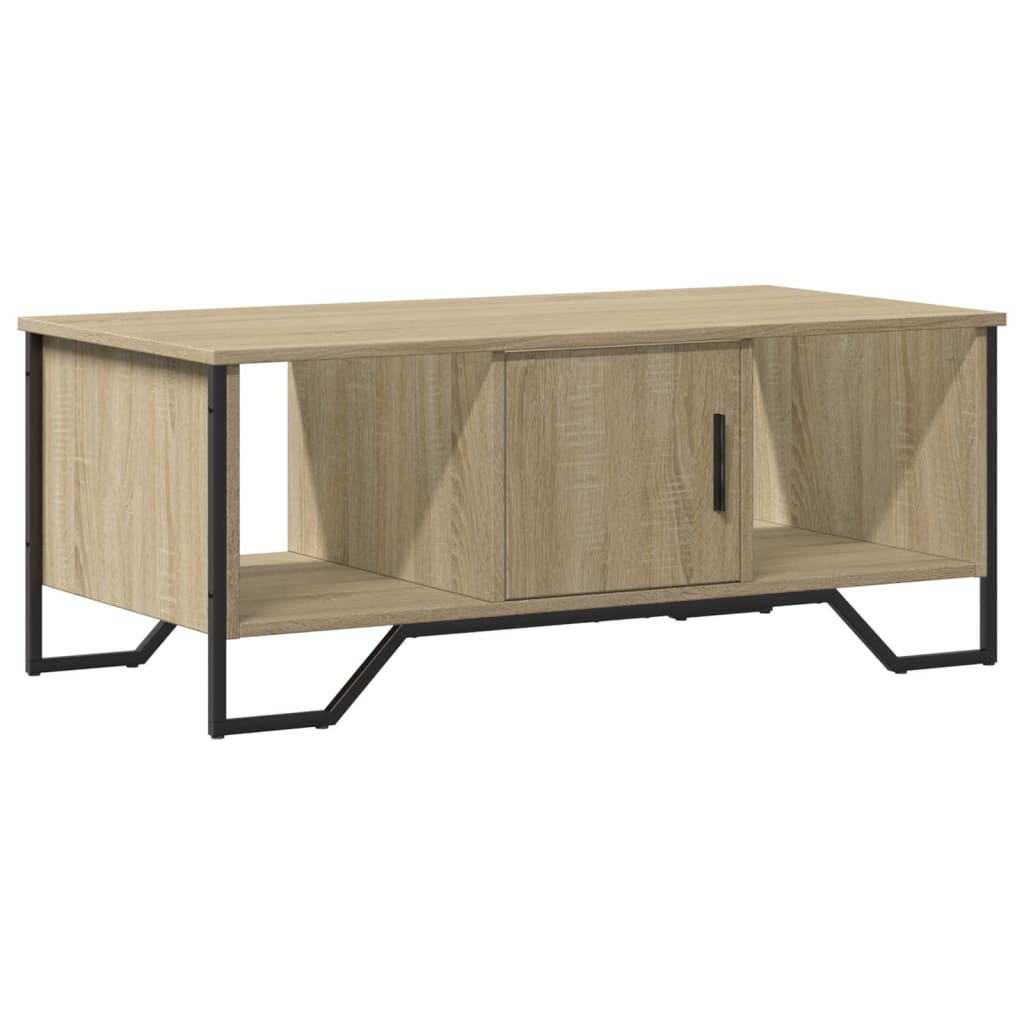 Stolić za kavu boja hrasta 100 x 51 x 40 cm konstruirano drvo