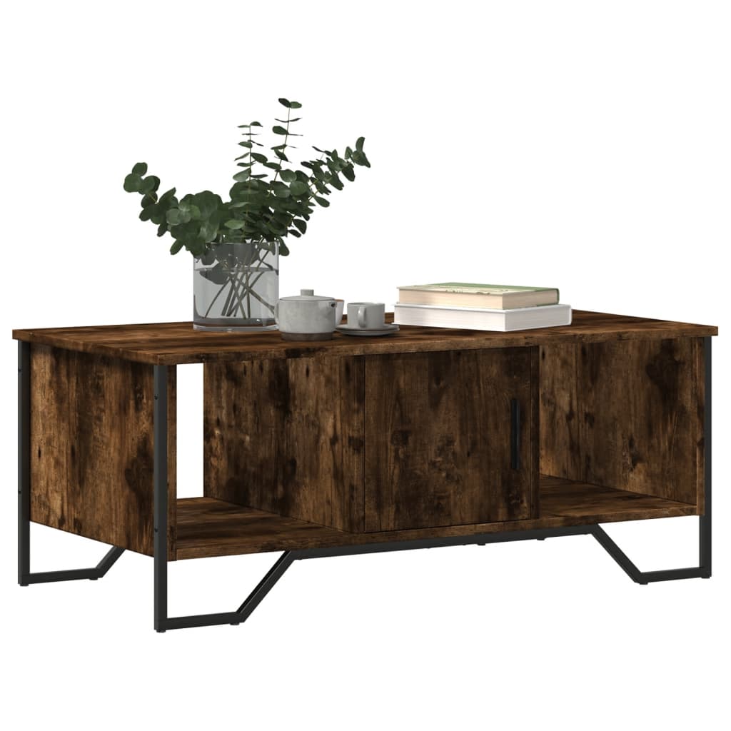 Stolić za kavu boja hrasta 100 x 51 x 40 cm konstruirano drvo
