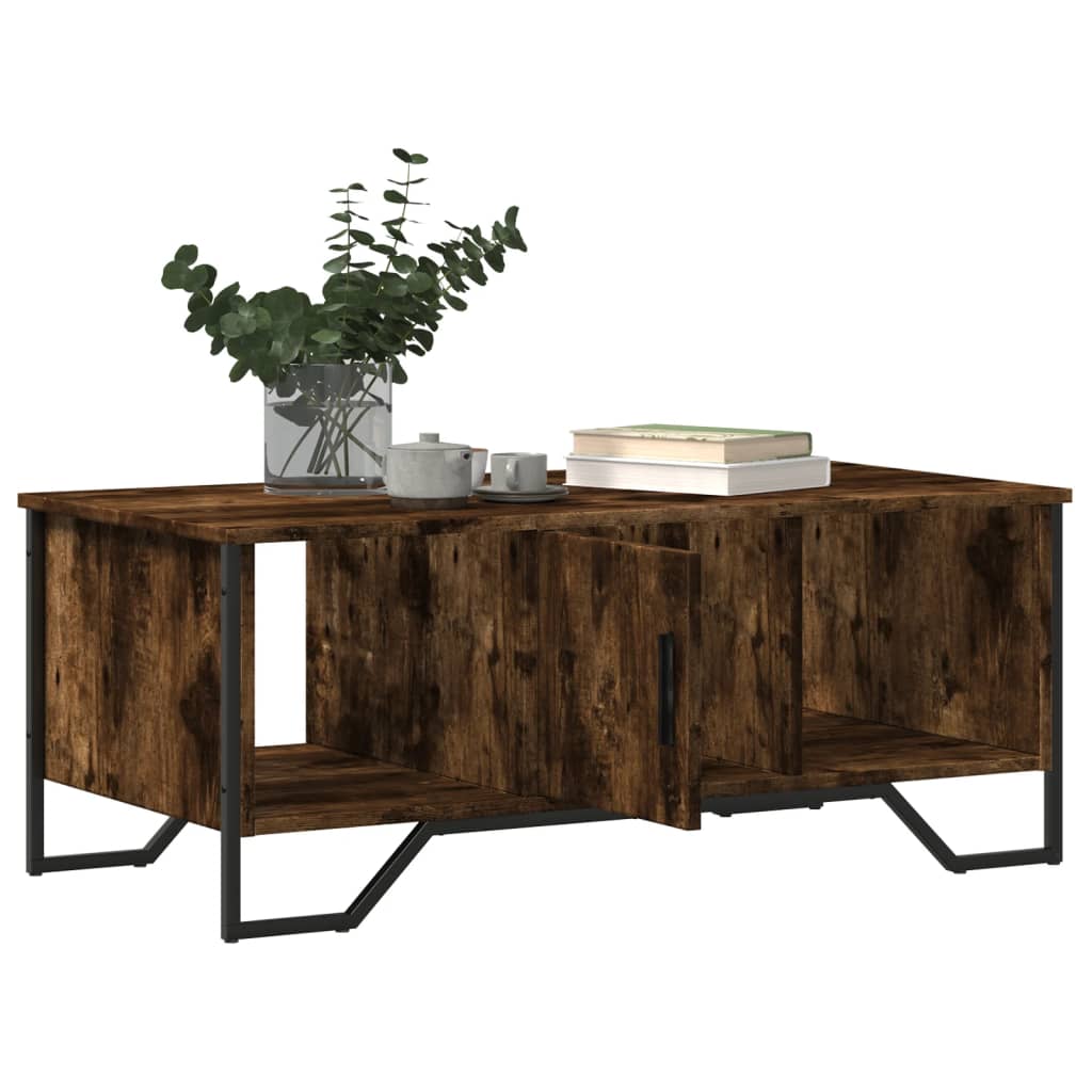 Stolić za kavu boja hrasta 100 x 51 x 40 cm konstruirano drvo