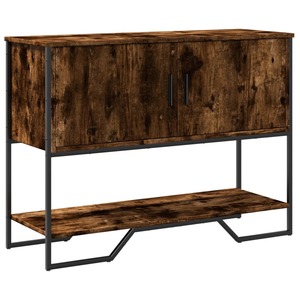 Konzolni stol boja hrasta 100 x 35 x 74,5 cm konstruirano drvo