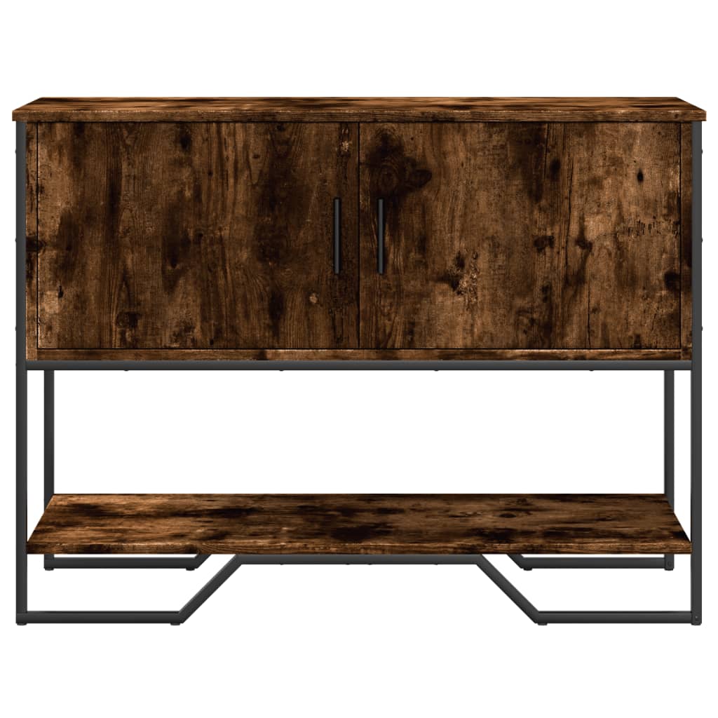 Konzolni stol boja hrasta 100 x 35 x 74,5 cm konstruirano drvo