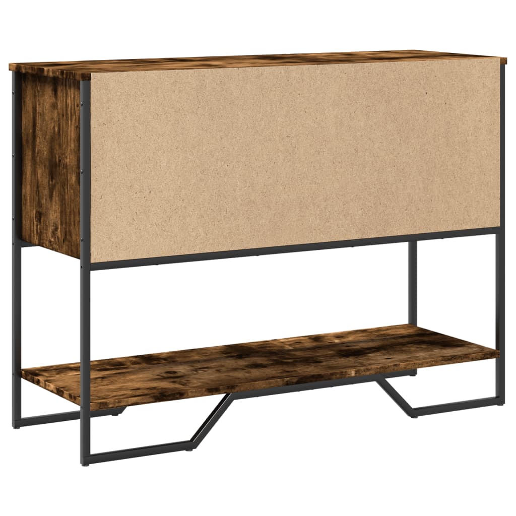 Konzolni stol boja hrasta 100 x 35 x 74,5 cm konstruirano drvo