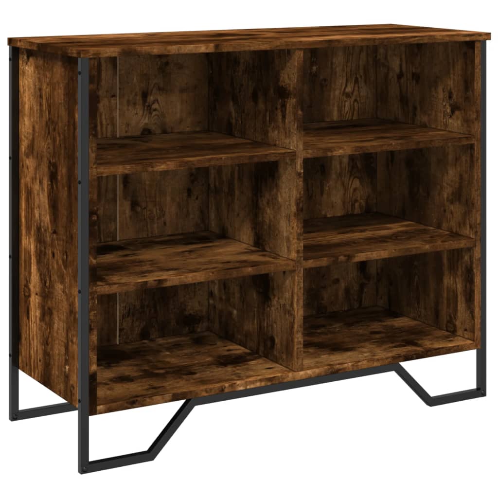 Komoda boja dimljenog hrasta 91x35,5x74,5 cm konstruirano drvo