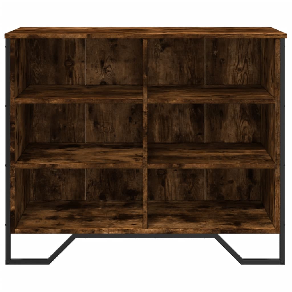 Komoda boja dimljenog hrasta 91x35,5x74,5 cm konstruirano drvo