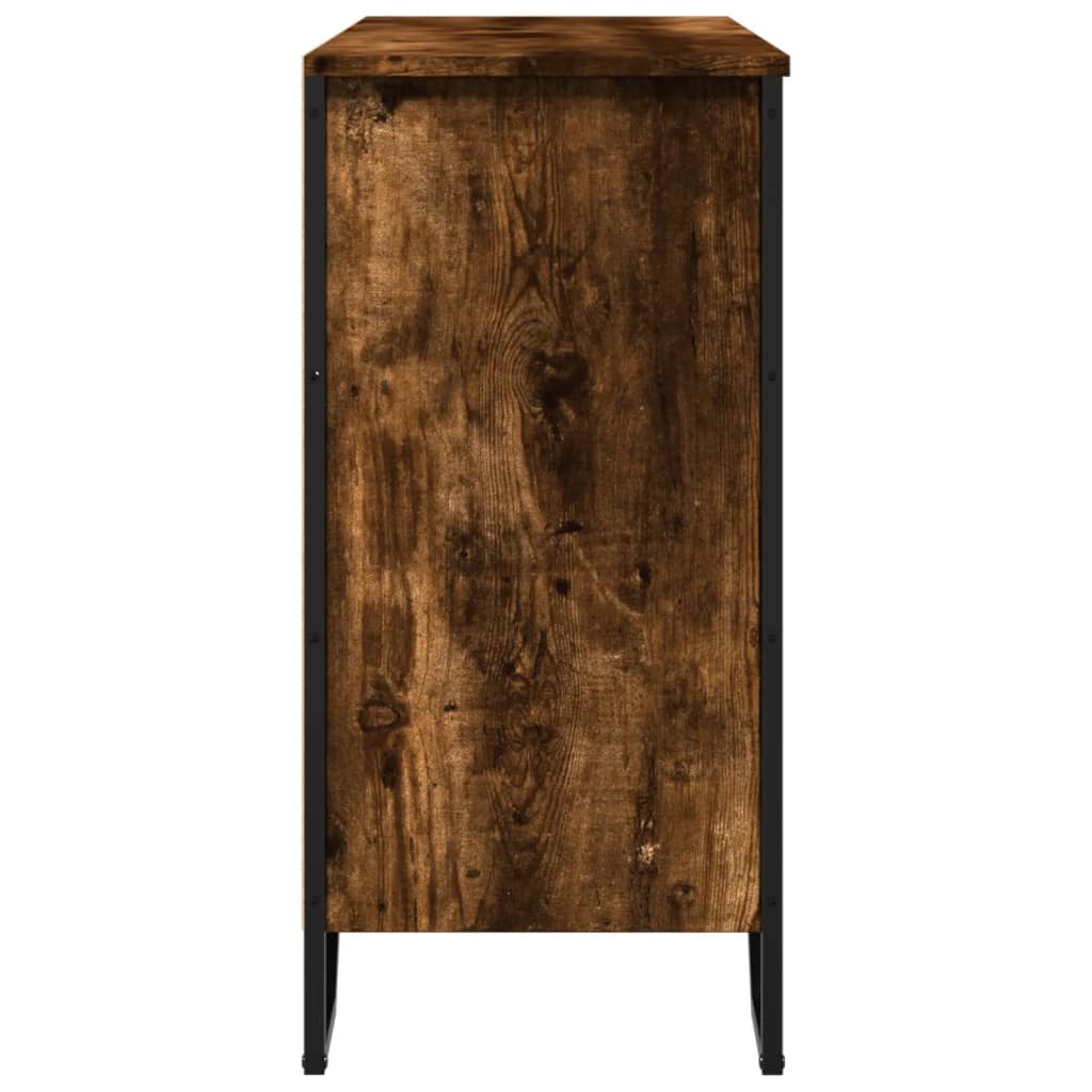 Komoda boja dimljenog hrasta 91x35,5x74,5 cm konstruirano drvo